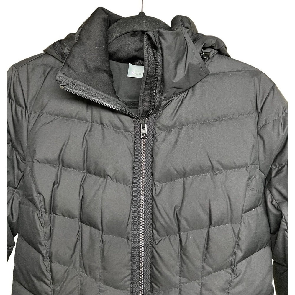 Athleta Responsible Down-ieville Jacket Black Women’s Size XS - Picture 3 of 9